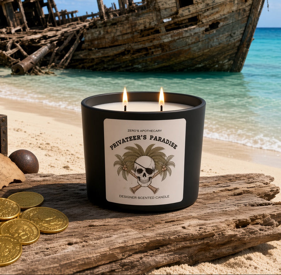 Privateer's Paradise Designer Scented Candle