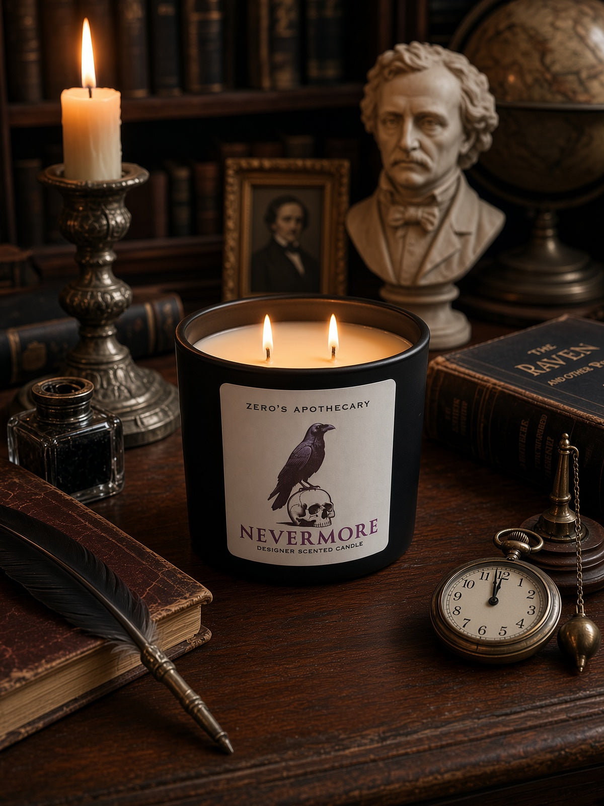 Nevermore Designer Scented Candle