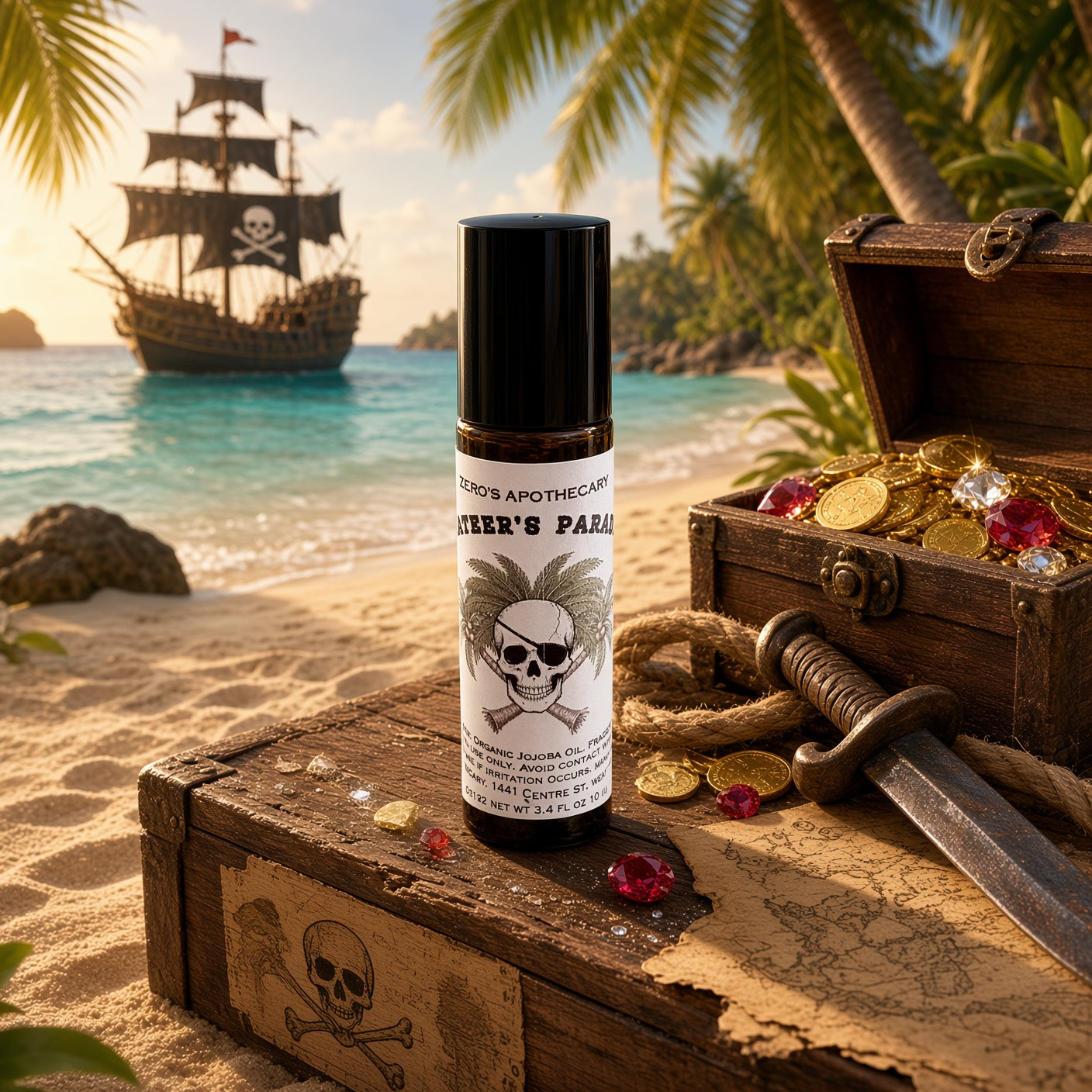 Privateer's Paradise Fragrance Oil Roll On