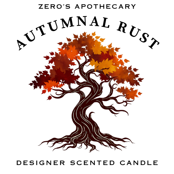 Autumnal Rust Designer Scented Candle